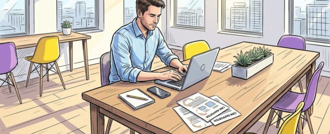 Een B2B-marketeer zet een effectieve workflow op voor leadgeneratie.