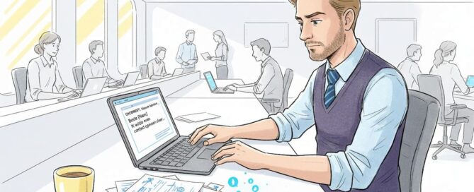 Salesmanager baalt van weer een standaard mailtje dat niemand aanspreekt.