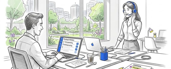 Werkruimte voor B2B sales teams om afspraken te plannen